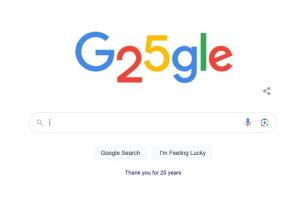 Google 25 años
