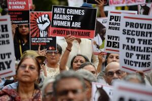 Protesta en India por violación de niña