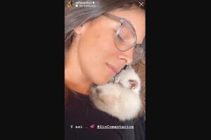 Adianez Hernández publicó esta foto tras las palabras de Rodrigo Cachero