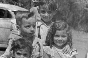 Verónica Castro de bebé