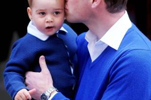 Príncipe William y príncipe George