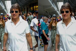 El encuentro de Shakira con Tom Cruise ocurrió frente a los hijos de la cantante.