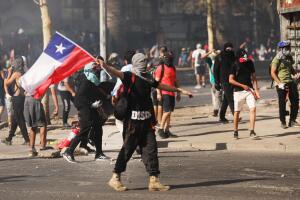 Protests Continue in Chile During Human Rights Day
