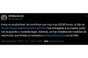 Autoridades habrían puesto "medidas de restricción" a Maribel Guardia