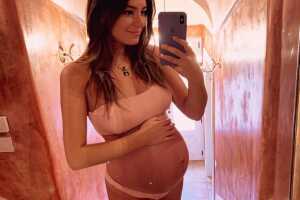 Sarah Kohan hijo Javier 'Chicharito' Hernádez, mayo 2019