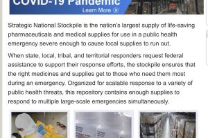 sitio web (antes de ser cambiado) de la Reserva Estratégica Nacional