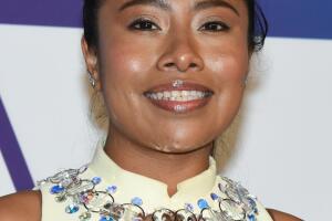 Yalitza Aparicio en el lunch previo a la entrega de los premios Oscar
