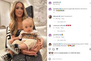 Paris Hilton y su hijo Phoenix
