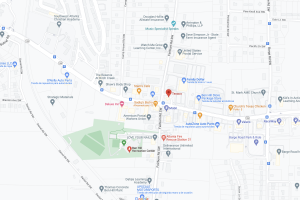 Gasolinera Texaco ubicada en Campbellton Road, cerca del Centro Recreativo Ben Hill.