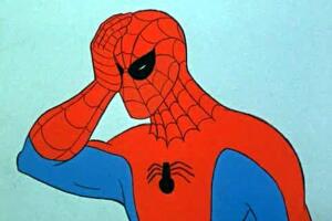 Spidey facepalm