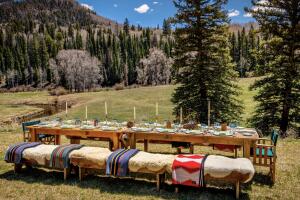 Kim and Kanye’s Glamping Hideaway