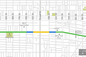 Mapa Washington Avenue South Philly
