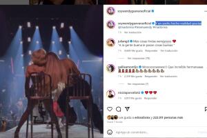 Wendy presume foto con Madonna