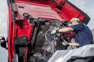 Truck Under Maintenance