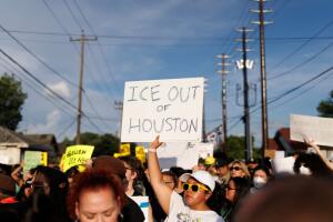 Manifestación contra el ICE