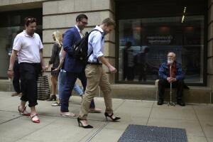Male Attorneys In Chicago Don Heels To March Against Rape And Gender Violence