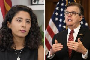 Lina Hidalgo, jueza del condado Harris, responde al vicegobernador de Texas Dan Patrick