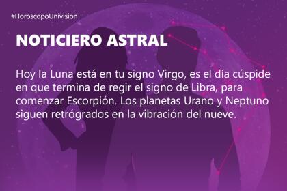 Virgo Miercoles 23 De Octubre De 19 Estas Al Escuchar Alegres Noticias Horoscopos Virgo Univision