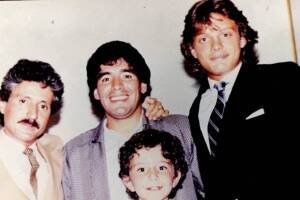 Diego Maradona y Luis Miguel