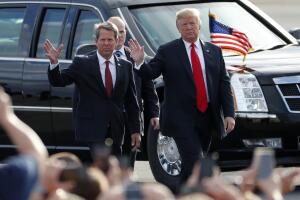 Brian Kemp, Donald Trump