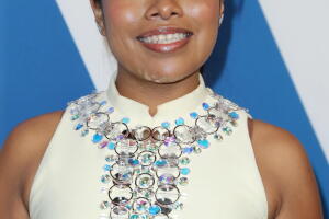 Yalitza Aparicio en el lunch previo a la entrega de los premios Oscar