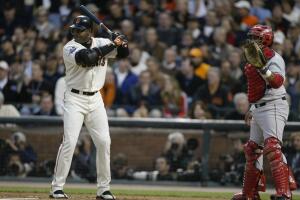Barry Bonds is intentional walked