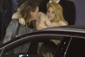 Shakira y Piqué con Sasha y Milan