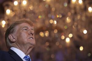 Former President Trump Holds Super Tuesday Election Night Event At Mar-A-Lago