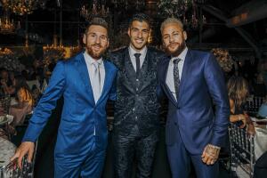 Messi, Luis Suarez y Neymar