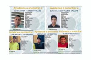5 hombres desaparecidos en Sinaloa