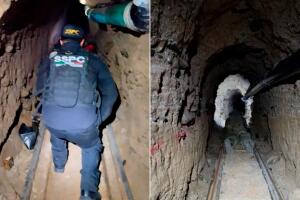 Localizan y clausuran sofisticado narcotúnel entre Tijuana y San Diego