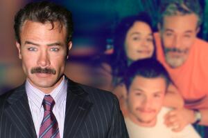 Los mellizos de Sergio Sendel ya crecieron y uno de ellos le sigue los pasos en la actuación