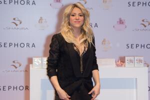 'S By Shakira' Perfume Launch At Sephora Champs Elysees