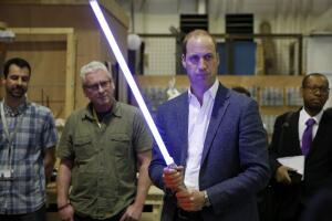 Príncipes William y Harry en Star Wars