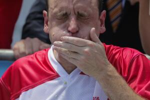 Competitive Eaters Gorge At Annual Nathan's Hot Dog Eating Contest