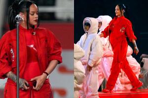 Rihanna está embarazada de nuevo: las fotos de su pancita durante el Super Bowl 2023