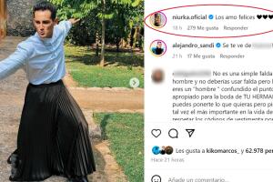 Niurka tampoco se quedó callada ante el 'outfit' de su hijo Emilio Osorio.