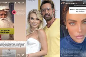 Estos fueron los mensajes de Sara Corrales en medio de la polémica de la supuesta separación de Gabriel Soto e Irina Baeva.