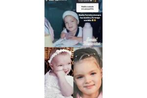 Así lucía Nadia Ferreira de bebé