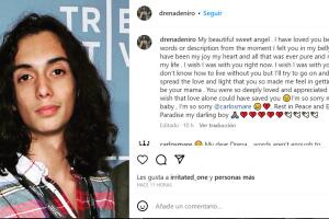 Leandro era nieto de Robert de Niro y su madre confirmó su muerte a los 19 años.