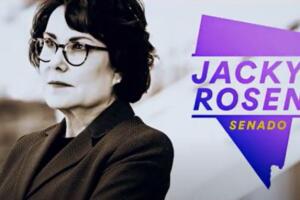 Captura de pantalla de anuncio de la senadora demócrata por Nevada Jacky Rosen.