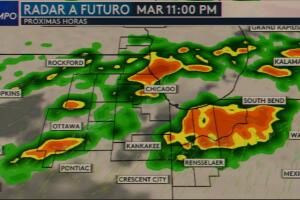 Tormentas severas podrían impactar Chicago este martes con riesgo de tornados, granizo y vientos fuertes