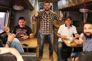 Backstage con Banda El Recodo