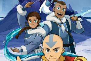 Portada Novela gráfica Aang, Avatar