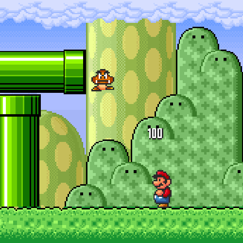 Super Mario, loop eterno 