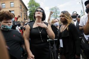 CORRECTION George Floyd Memorial