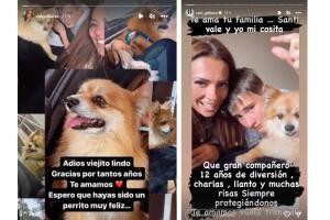Cecilia y Valeria perrito
