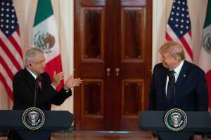 Andrés Manuel López Obrador y Donald Trump
