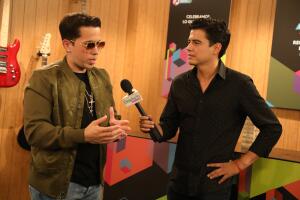 Famosos en el set digital de Premios Juventud.