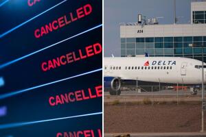 Delta ofrece cambios de vuelo sin costo a viajeros afectados por la tormenta invernal